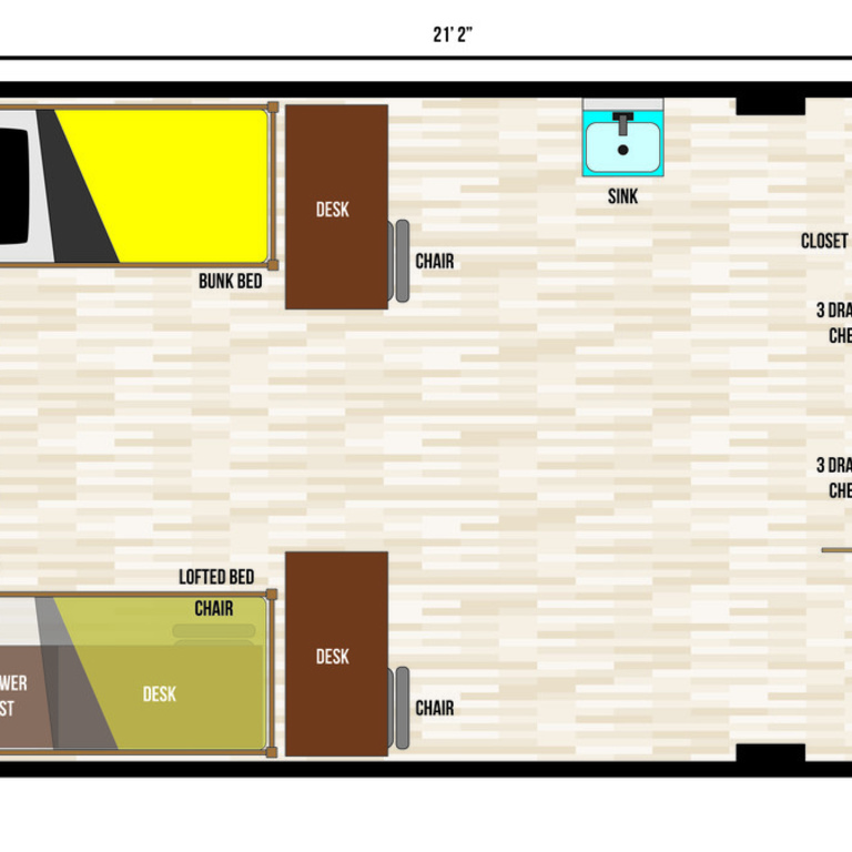 Daum Triple Room Floor Plan