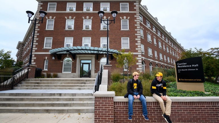 Currier Residence Hall exterior 