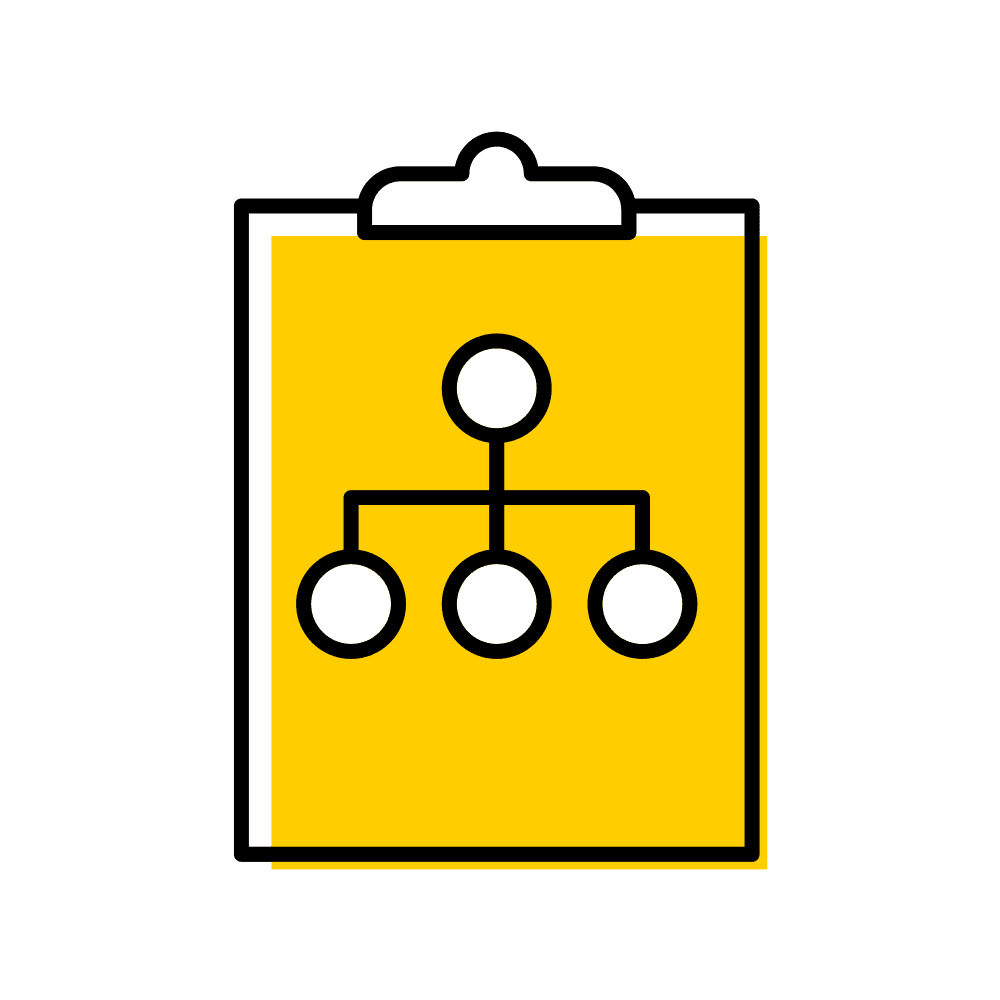 Organization chart icon