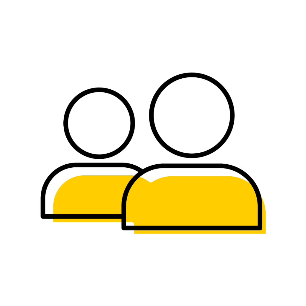 Two people icon