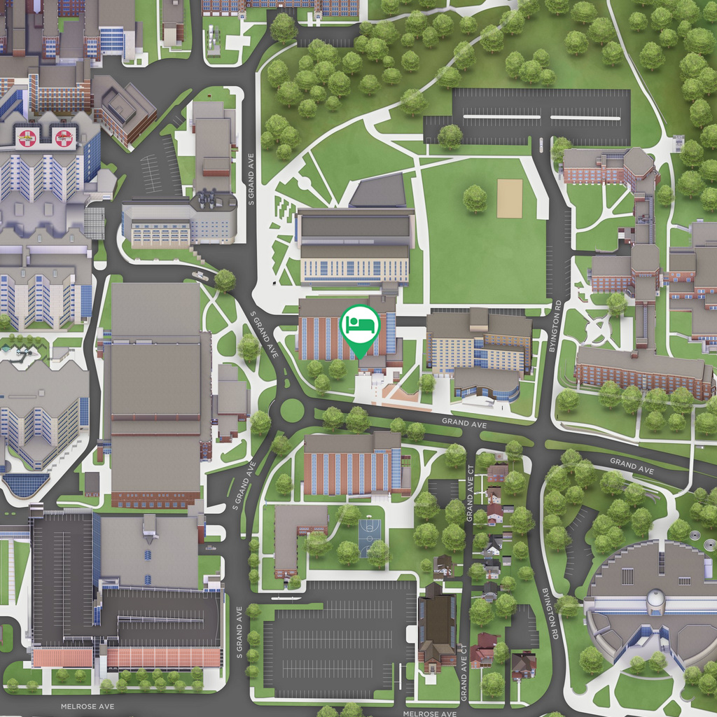 Rienow Residence Hall static map