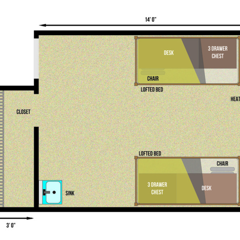 Currier Double Floor Plan