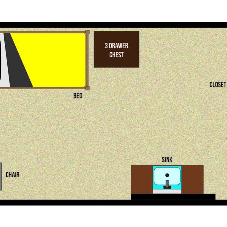 Rienow Single Room Floor Plan