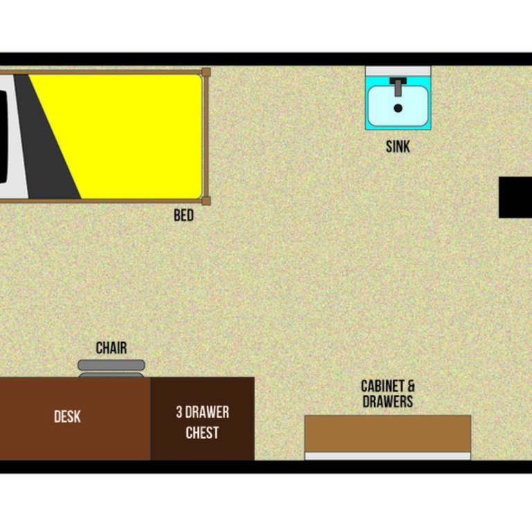 Stanley Single Room Floor Plan