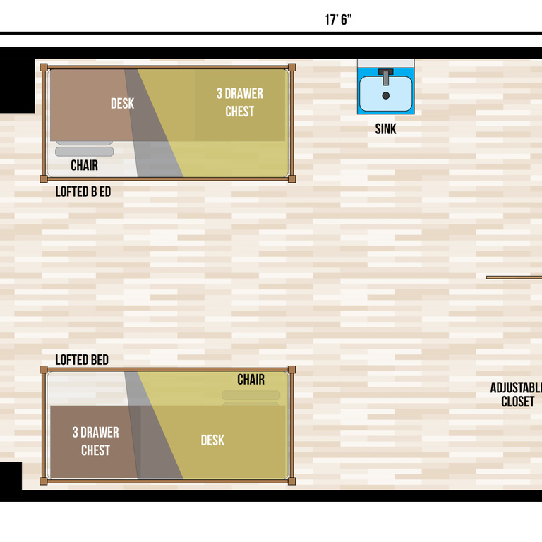 Catlett double floor plan